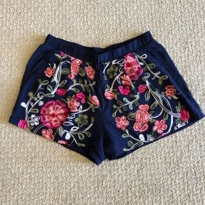 Fifteen Twenty Embroidered Shorts